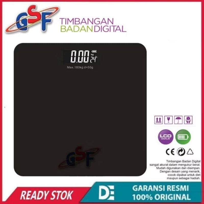 TIMBANGAN BADAN DIGITAL AKURAT / TIMBANGAN BADAN DIGITAL GSF-2626 HARGA MURAH & AWET