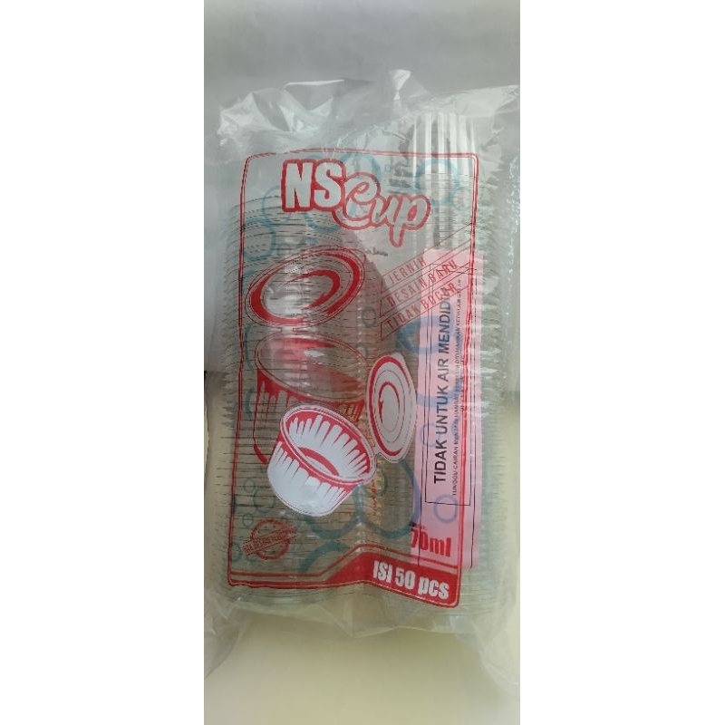 Cup jelly/puding 70 ml, NS Cup.