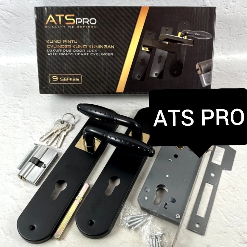 Gagang Body Kunci Pintu Kuningan Set Besar ATS Pro / Handle Body Pintu