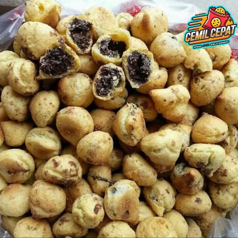 

KUE SOES COKLAT/KUE SUS COKLAT LUMER/SOES COKLAT 250 GR/SUS COKLAT LUMER