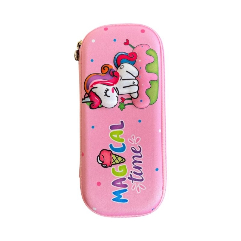 TEMPAT PENSIL ANAK PEREMPUAN / TEMPAT PENSIL ANAK SEKOLAH / TEMPAT PENSIL 3D KARAKTER TIMBUL