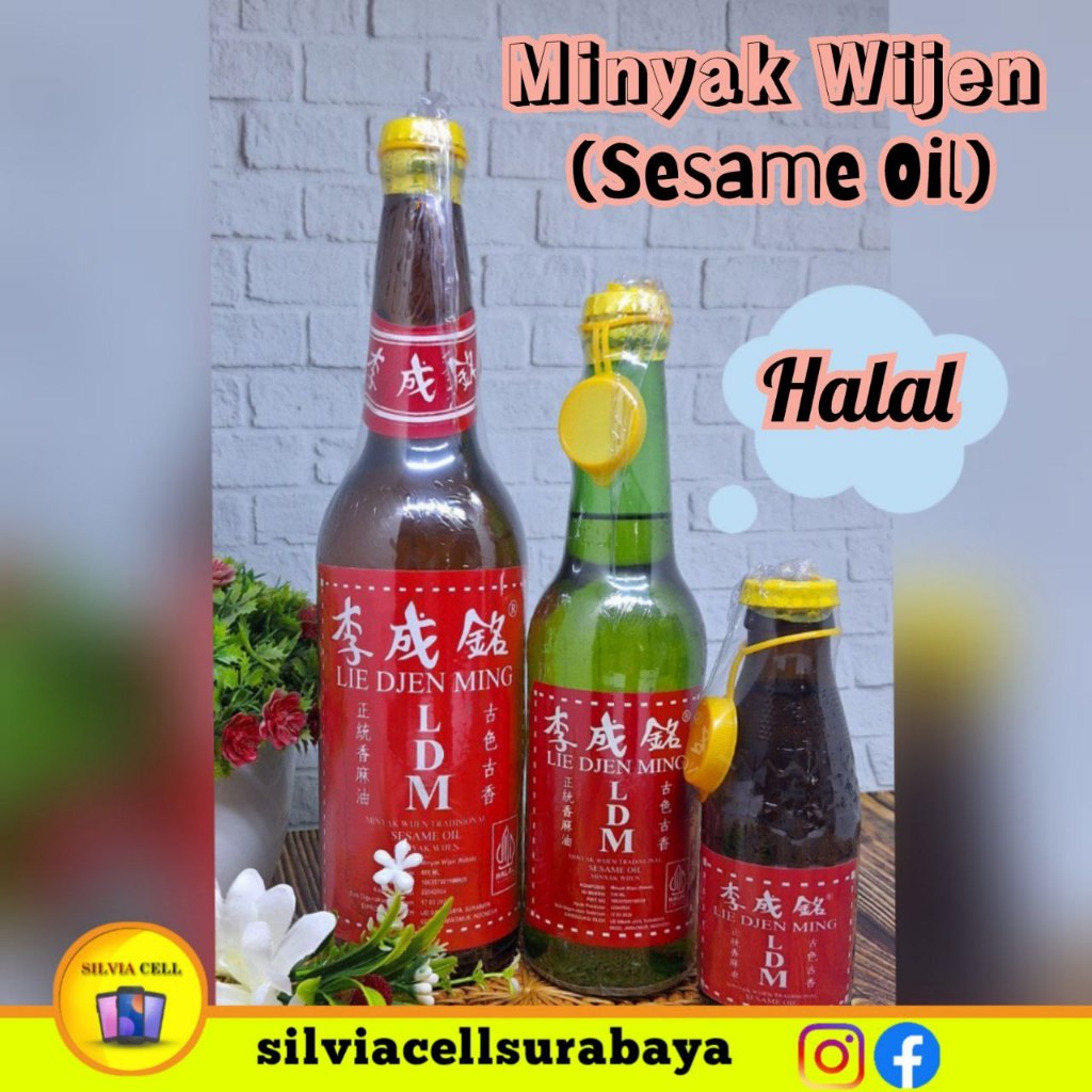 

Minyak Wijen (Sesame Oil) LIE DJEN MING - 600ml