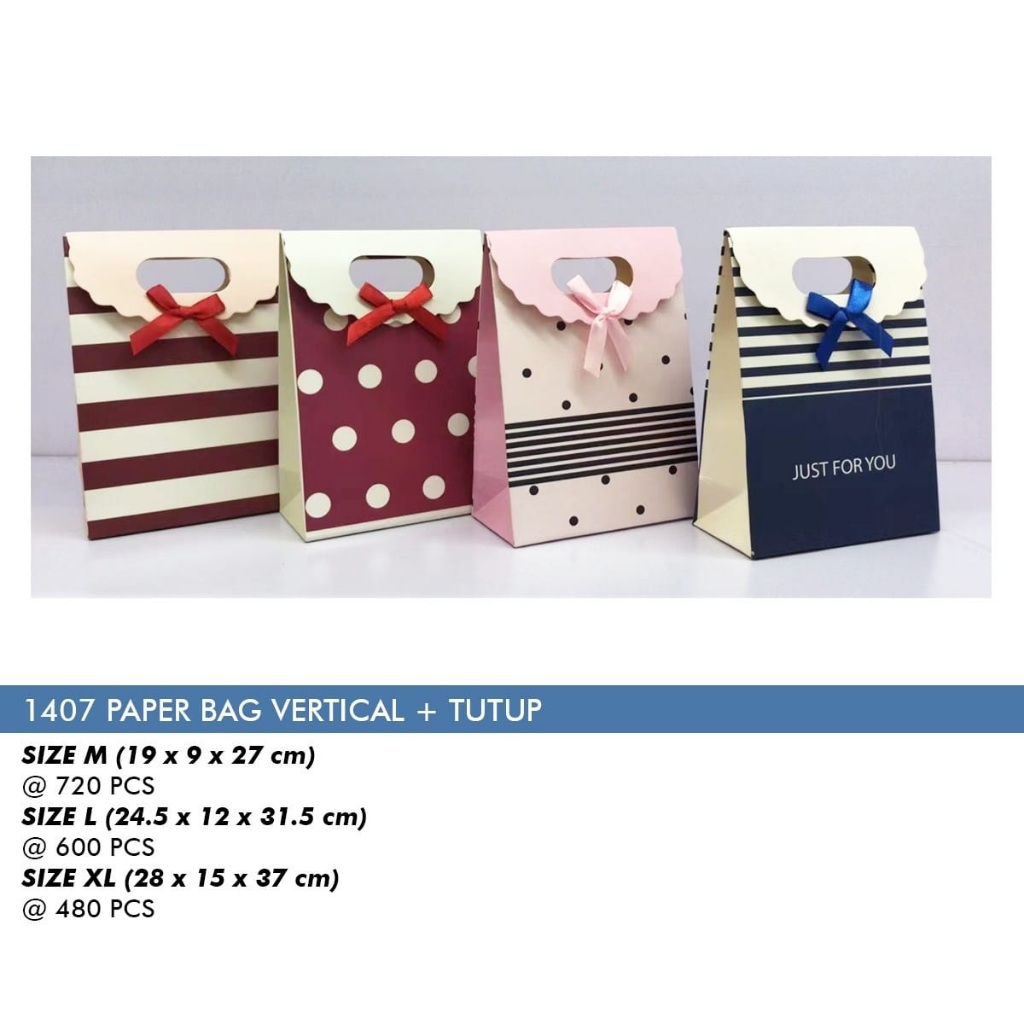 

PAPER BAG VERTICAL+TUTUP /1407