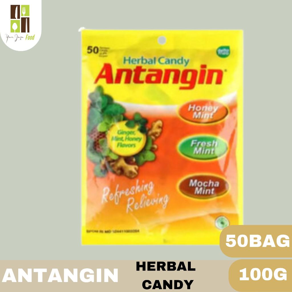 

Antangin Permen Herbal 100 Gram PAK Isi 50 Butir Penyegar Tenggorokan