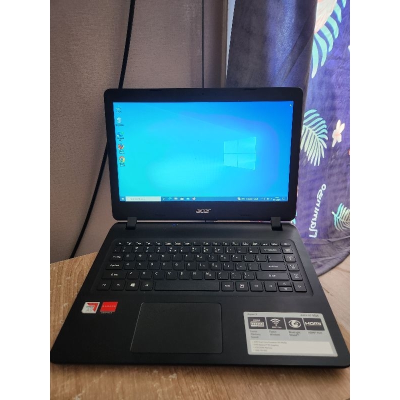 LAPTOP ACER ASPIRE 3 AMD A9-9420e RAM 8GB / 250GB SSD BEKAS NO MINUS