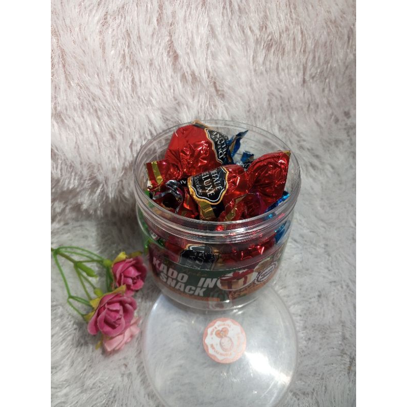

coklat deluxe dalam kemasan toples 400gr