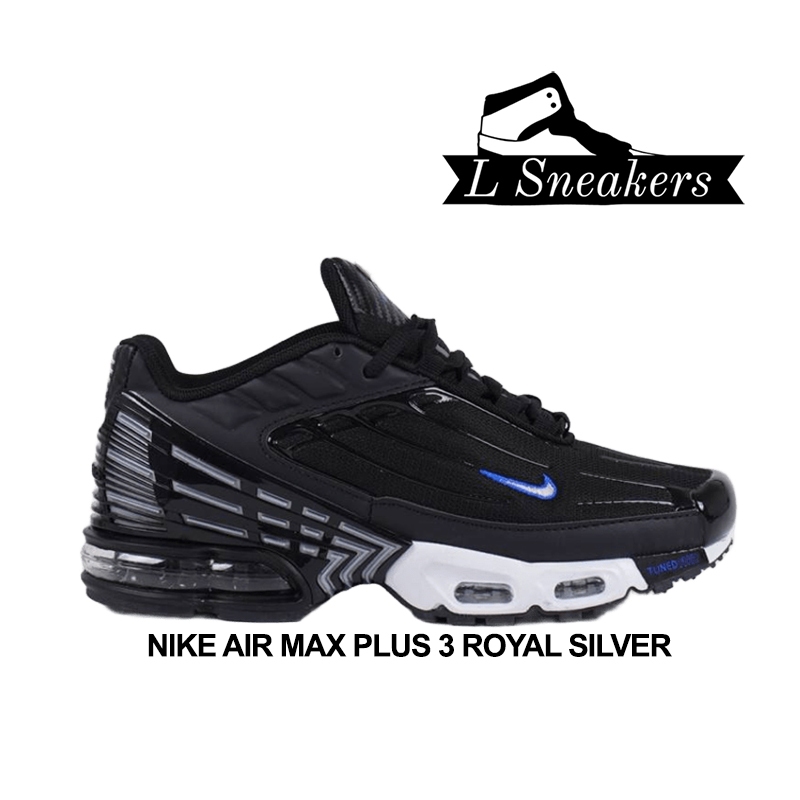 Sepatu Nike Air Max Plus 3 Royal Silver