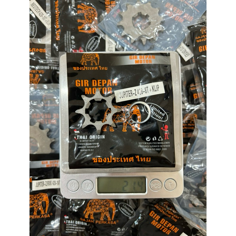 Gir Depan Yamaha 428- 8T / 10 T / 12T / 13T / 14T + Klip