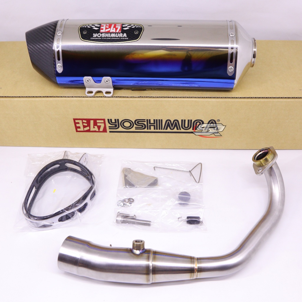 KNALPOT YOSHIMURA R77 SM STB YAMAHA XMAX 250 300 FULLSYSTEM