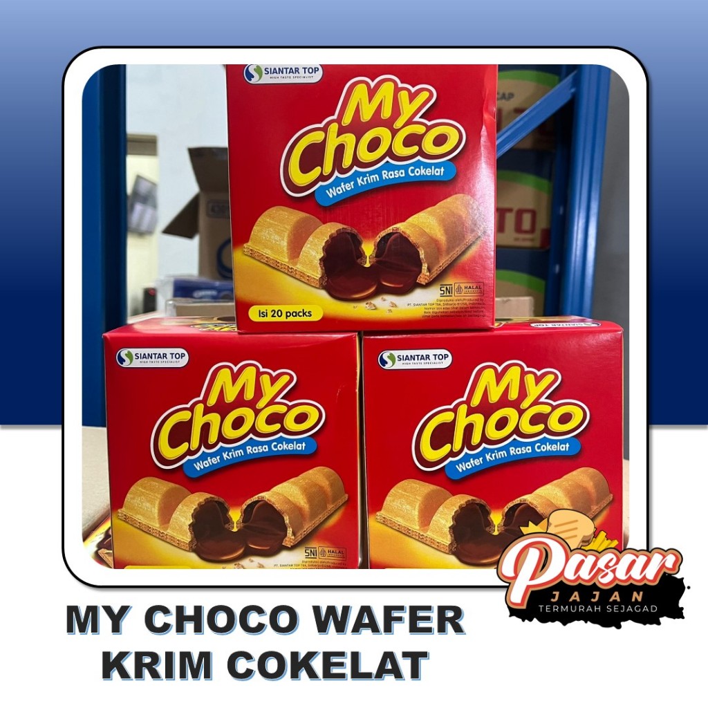 

My Choco Wafer Krim Cokelat Isi 20pcs x 6,5gr