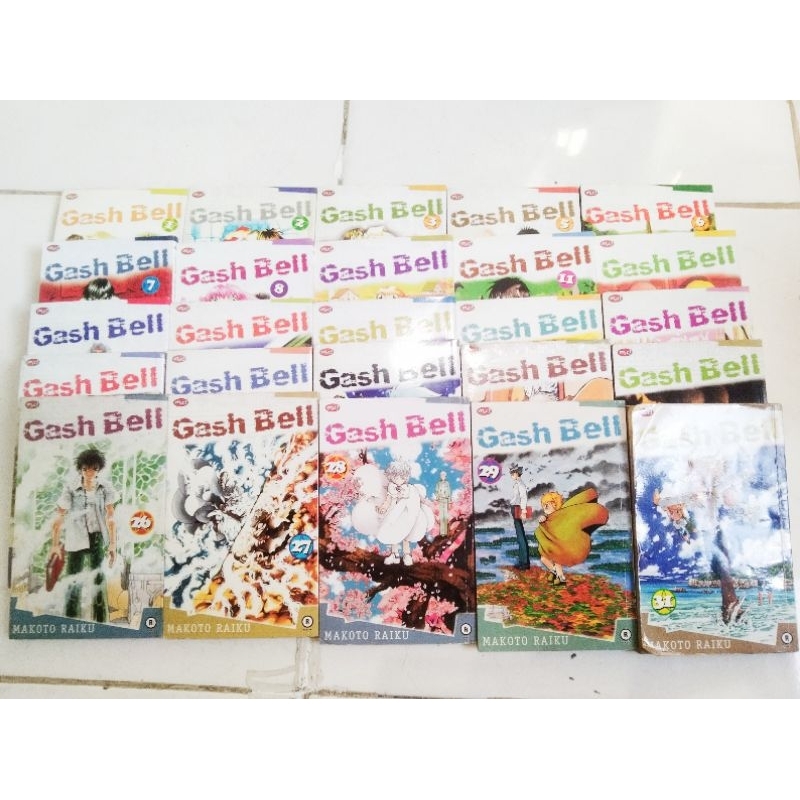 Gash bell 1-29,31