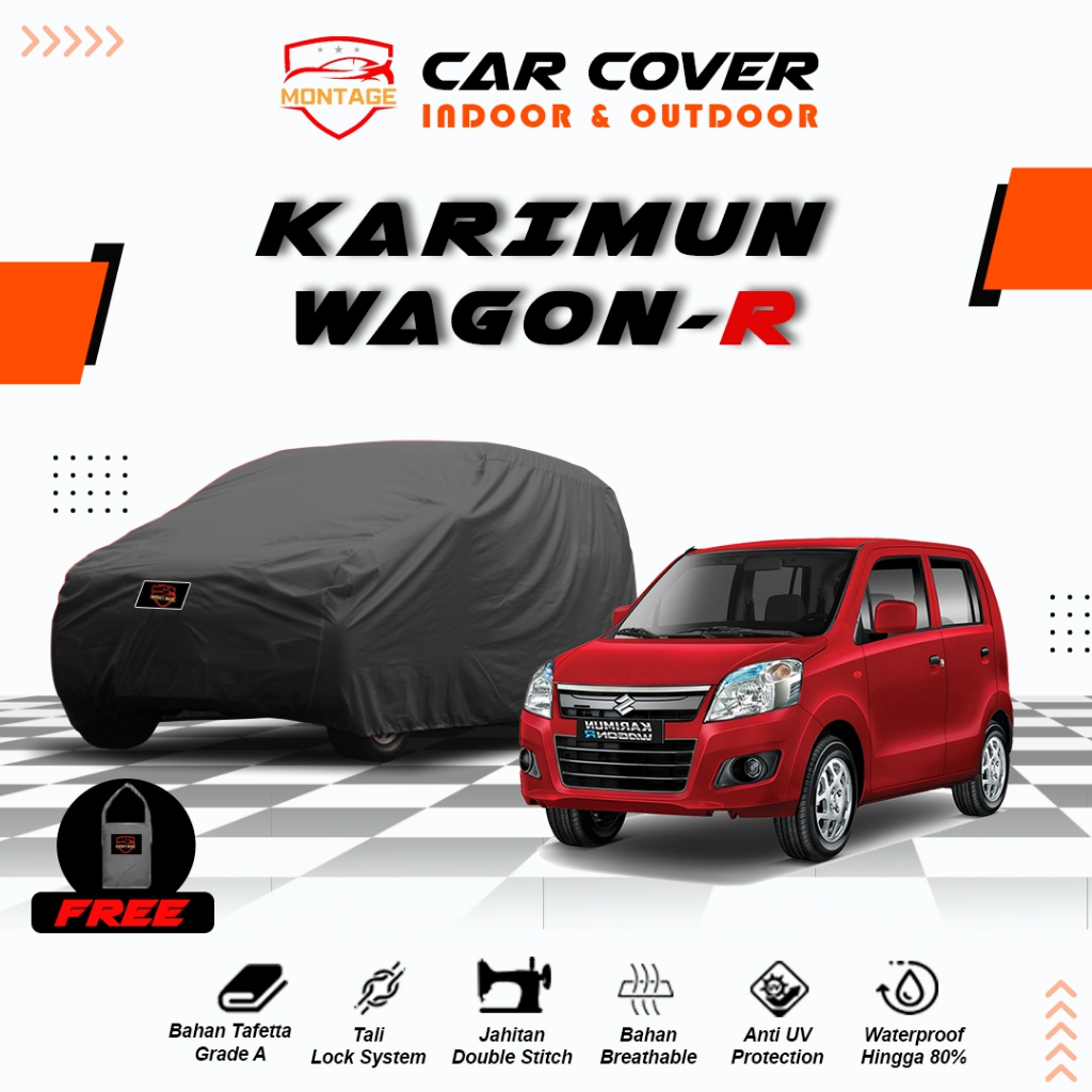 Body Cover Mobil Karimun Wagon R / Sarung Mobil Karimun Wagon R  / Selimut Mobil Suzuki Wagon R
