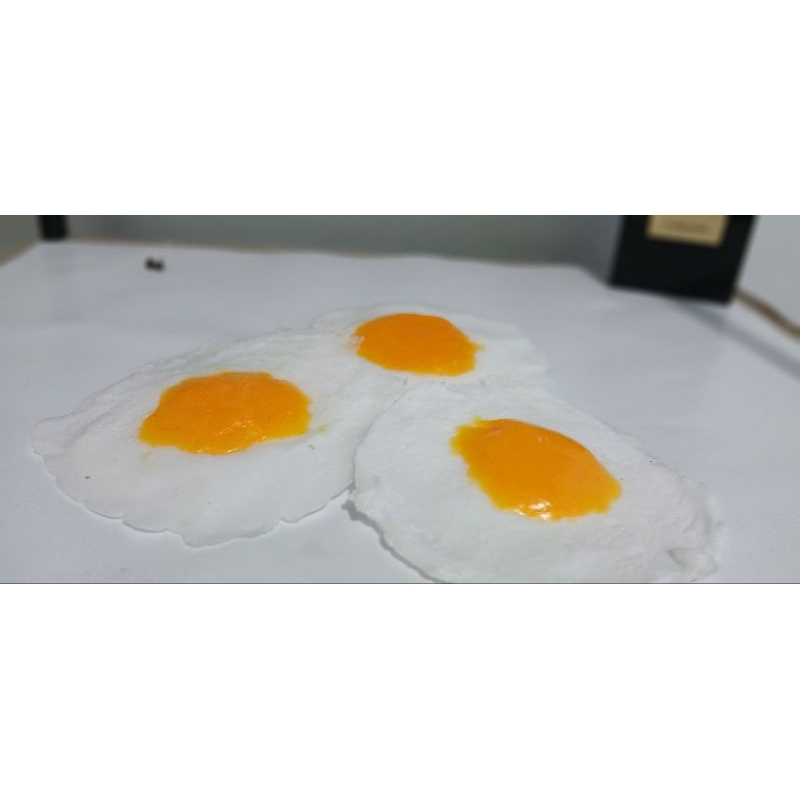 telur ceplok artificial, mainan edukasi anak, telur mainan