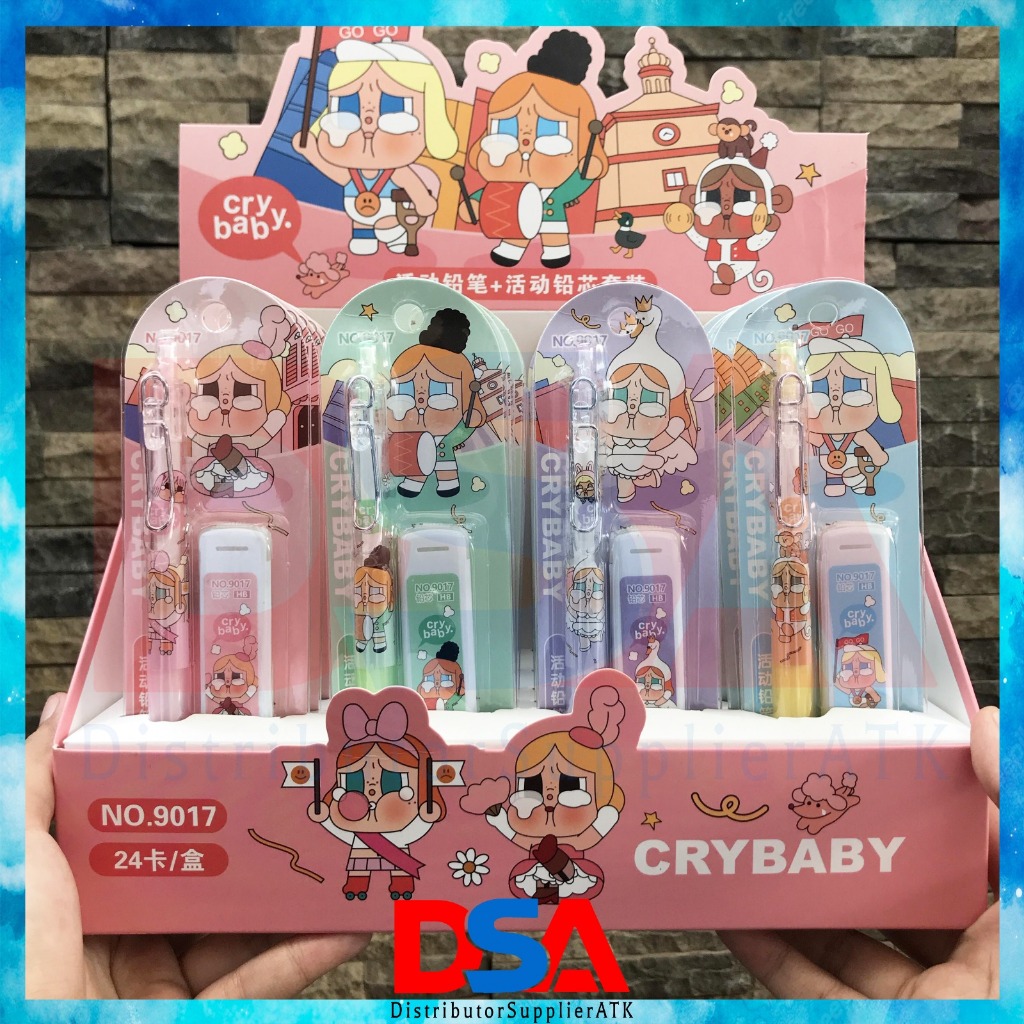 

PENSIL MEKANIK CRYBABY CUTE TERBARU PENSIL ISI ULANG KARAKTER LUCU