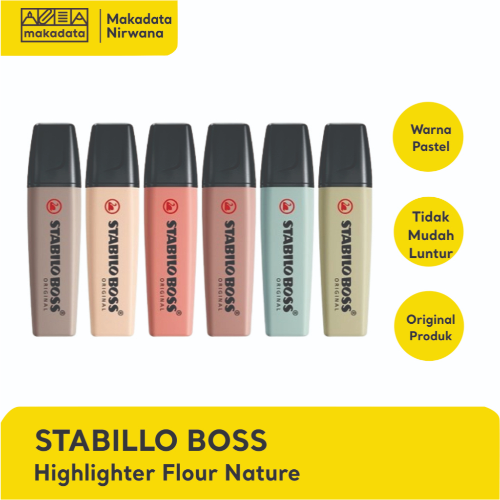 

STABILO BOSS HIGHLIGHTER FLOUR NATURE COLOUR (1 PCS)