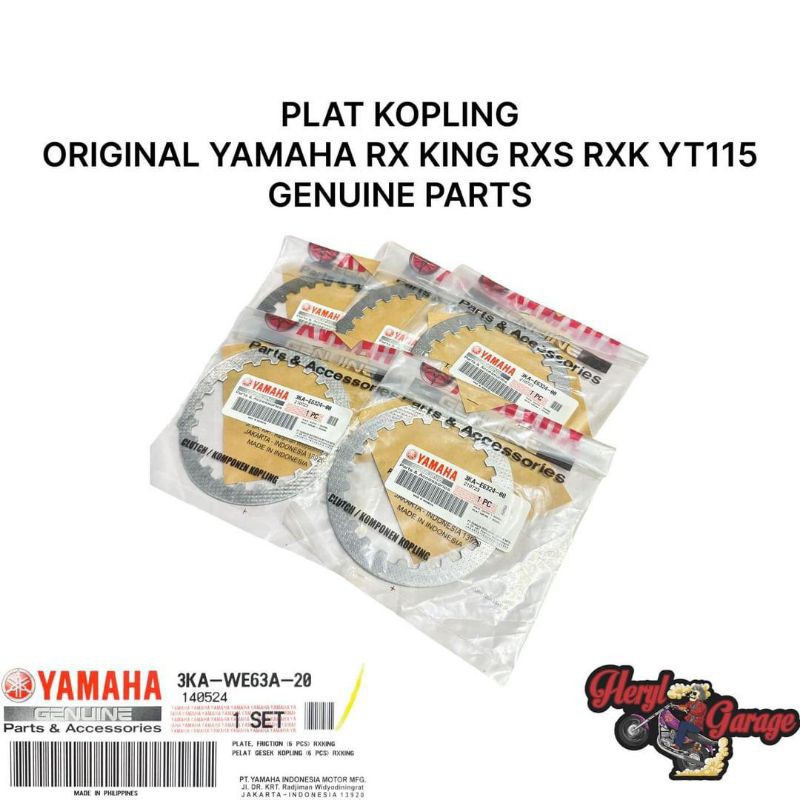 PLAT GESEK KOPLING ORIGINAL YAMAHA GENUINE PARTS RX KING RXS RXK YT115