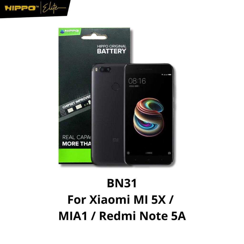 Hippo Baterai ORI 100% BN31 Xiaomi MI 5X / MI A1 / Redmi Note 5A /Prime/ Redmi S2 3080mAh ORI Batter