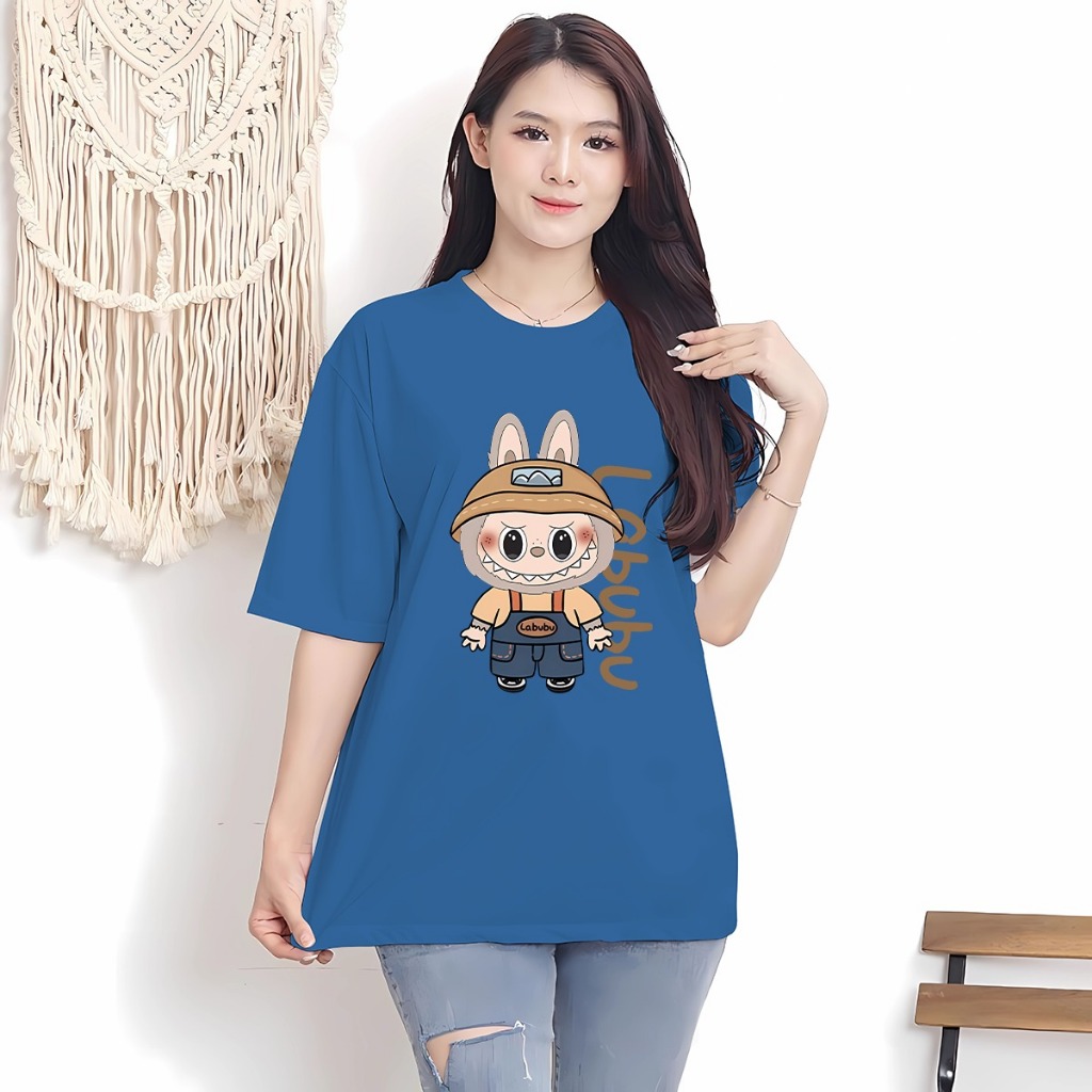 Kaos Oversize Wanita Pendek/Kaos Distro Wanita/Kaos Streetwear Oversize/Baju Distro OOTD