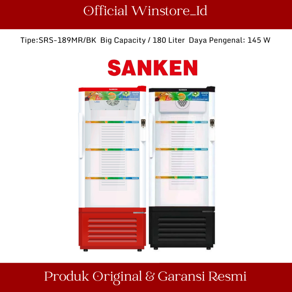 SANKEN Showcase SRS-189-BK / SRS-189BK Showcase [180 L] SRS-189-MR / SRS-189MR