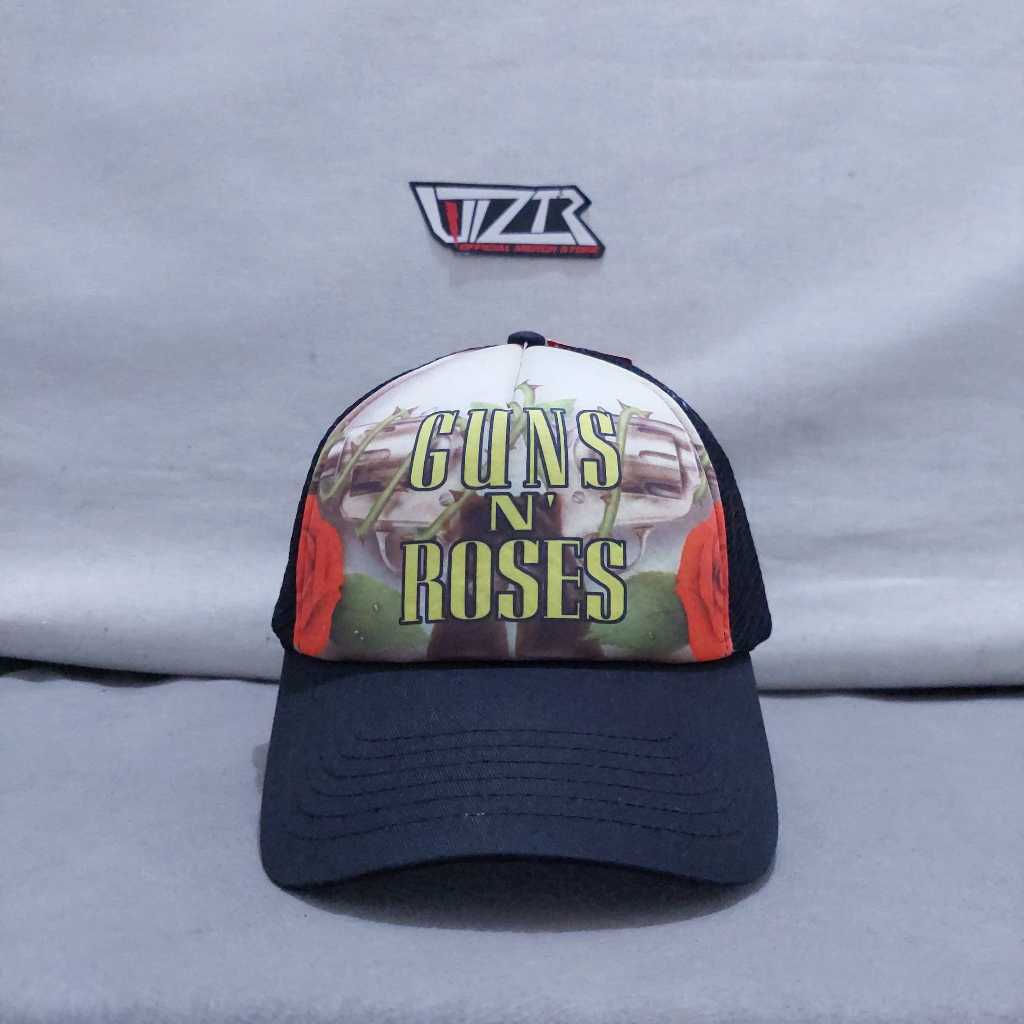 Topi / Trucker Cap GUNS N ROSES - PRINTED ORIGINAL