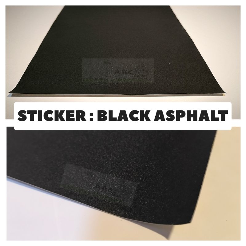 STIKER MOTIF BLACK ASPHALT UNTUK MAKET JALAN ASPAL UKURAN 25 CM X 30 CM (ARSITEKTUR, DIORAMA, HOBI)