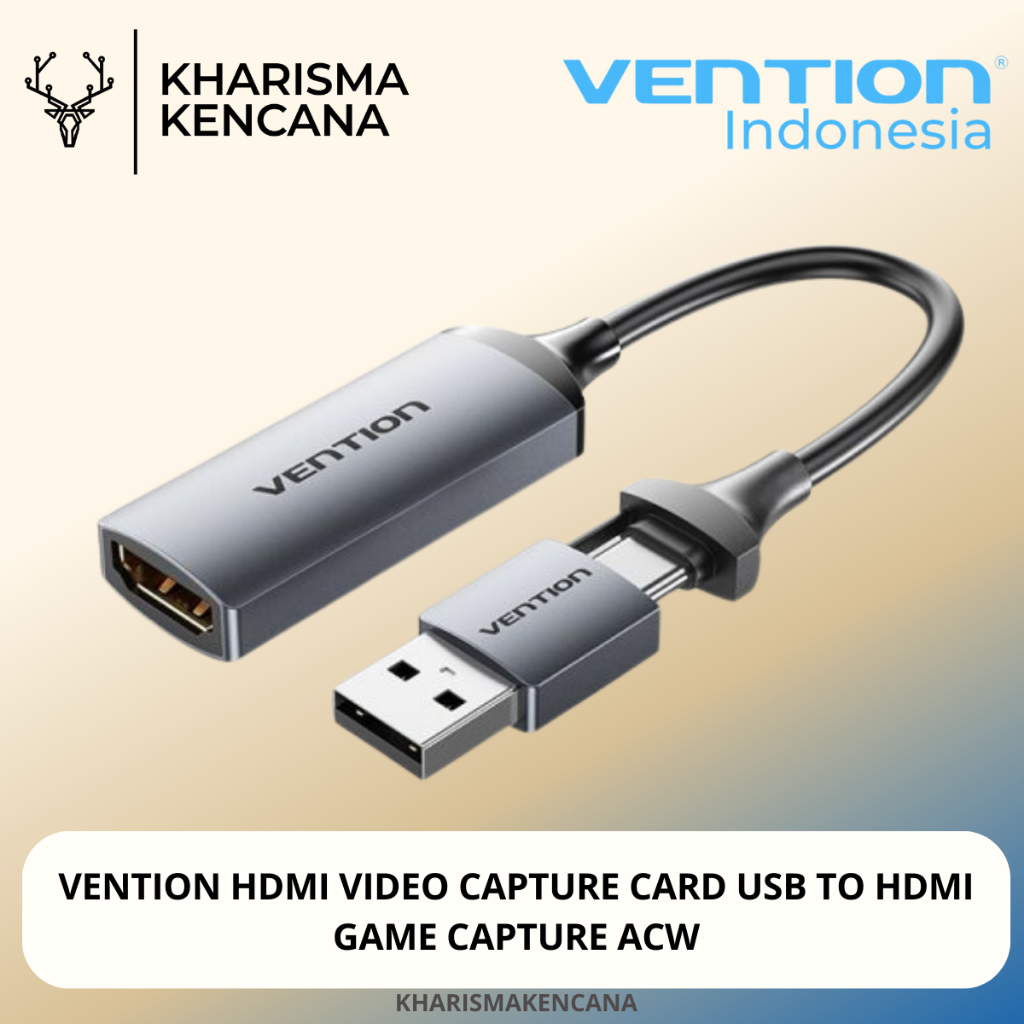 VENTION HDMI VIDEO CAPTURE CARD USB TO HDMI GAME CAPTURE ACW