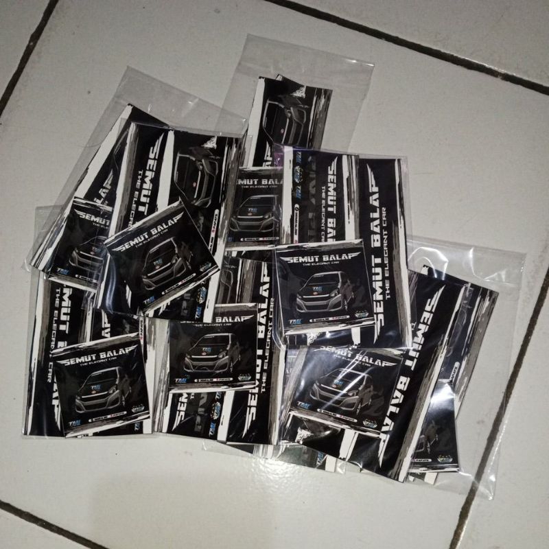 

OFFICIAL STIKER SEMUT BALAP VINYL isi 3pcs