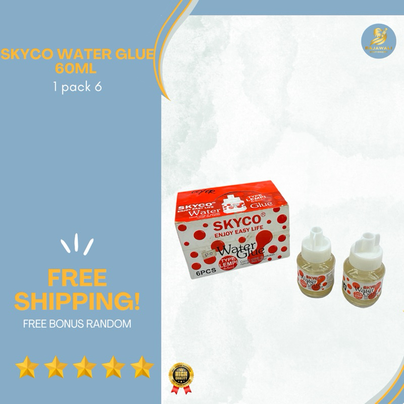 

SkyCo Water Glue 60Ml 1 Pack 6 Harga Terjangkau + Free Bonus Random!!