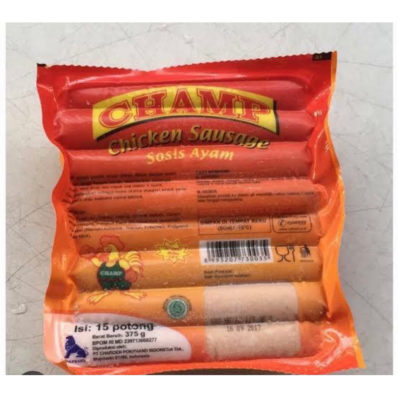 

Champ Sausage 375 gram