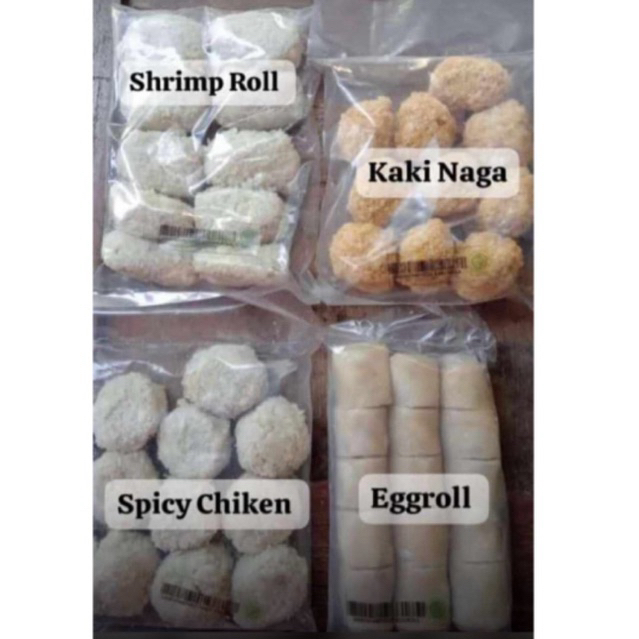

Aneka Hokben homemade isi 10 eggroll,shimroll,kaki naga,spicy chiken