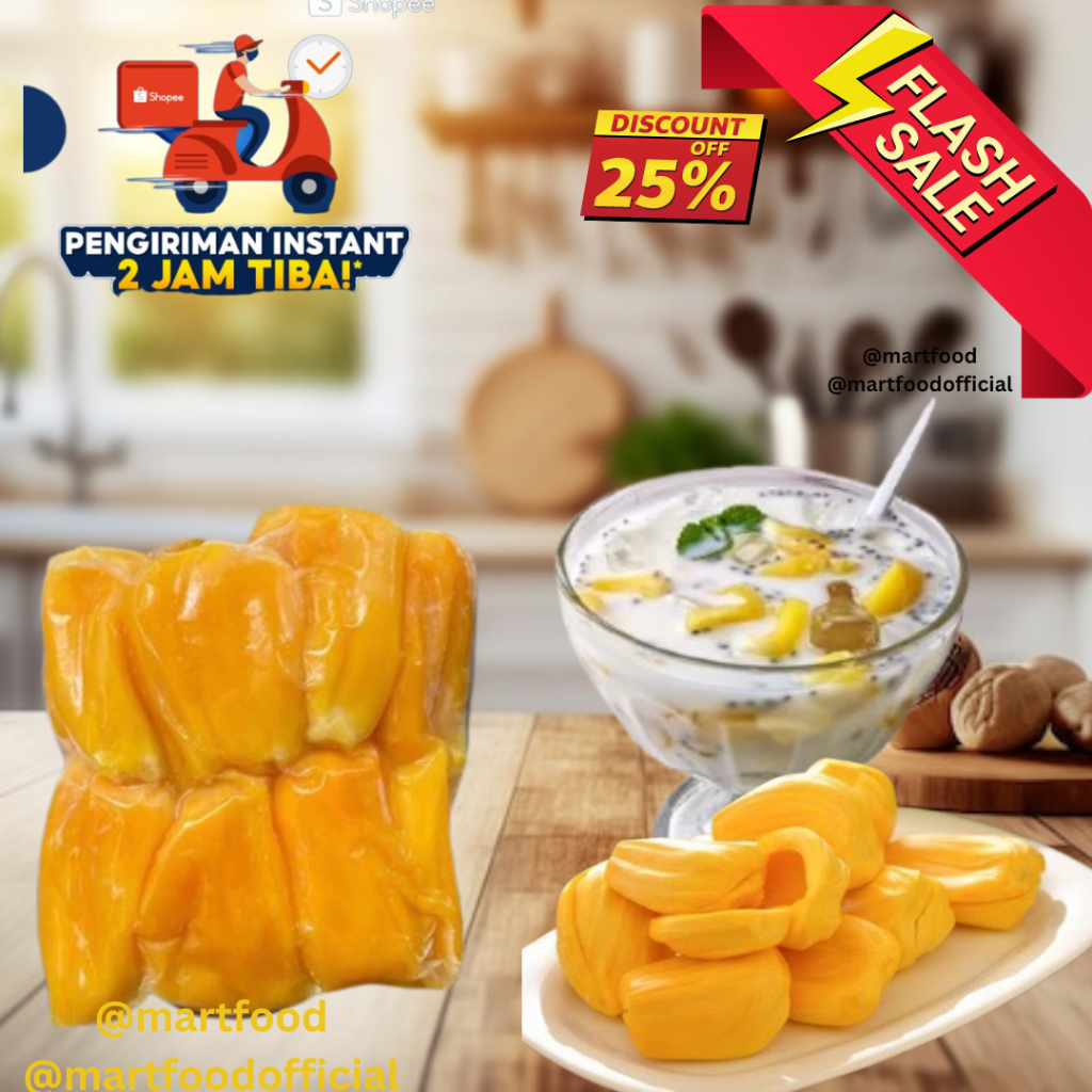 

Nangka matang Madu Tanpa Biji Frozen 500gr /tanpa biji fresh