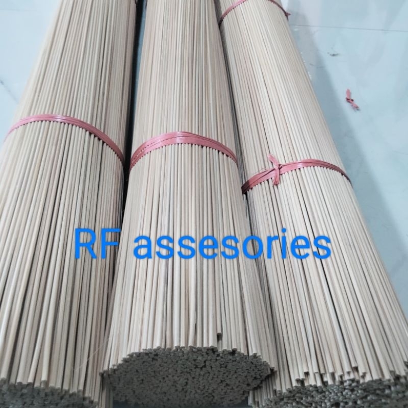 Ruji kulitan 3mm panjang 70cm isi 300batang bahan bambu/lidi bambu sangkar burung