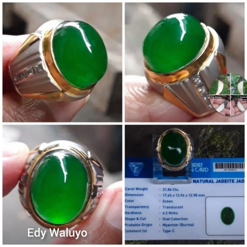 Natural  Giok Burma Kristal