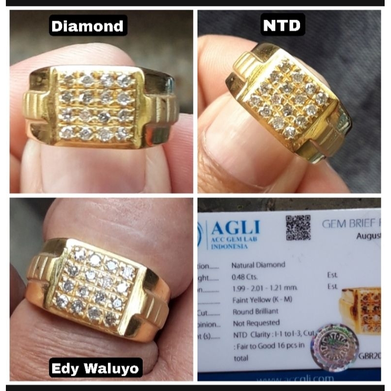 Natural  Diamond  16 mata