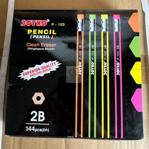 

(1 GROSS / 12 LUSIN) Pencil Pensil Joyko P-103 2B