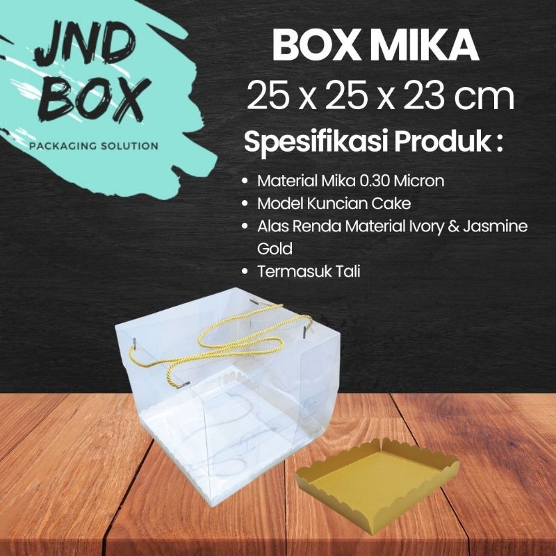 

Box Mika Doskue Uk 25 x 25 x 23 cm (Min Order 2 Pcs)