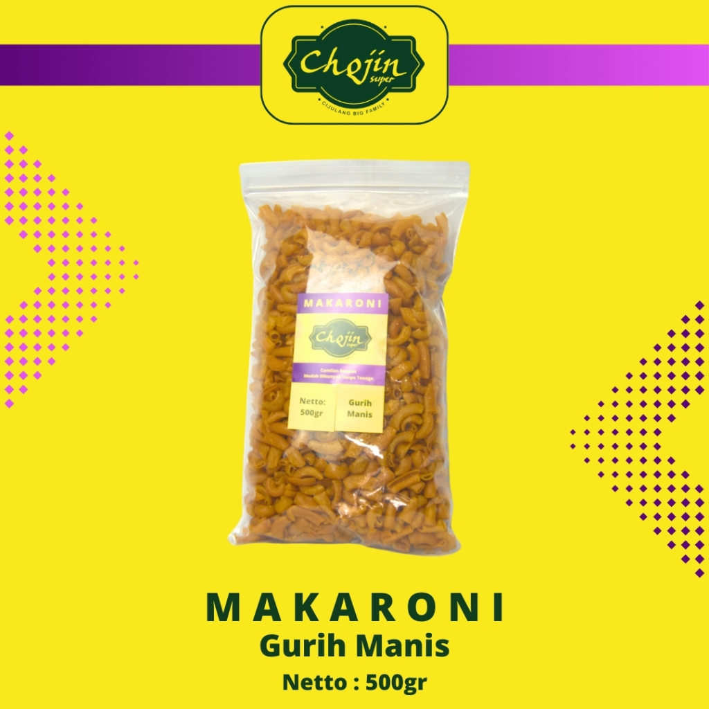 

MAKARONI KRIUK 500GR GURIH MANIS