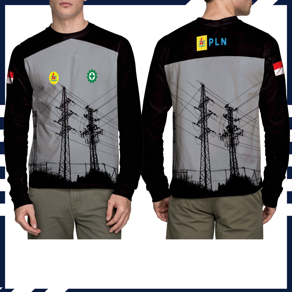 JUAL KAOS JERSEY PLN LISTRIK PINTAR PRINTING KEREN TERBARU