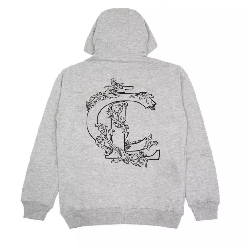 Hoodie Distro Celcius Premium Grey Leaf Pria Wanita