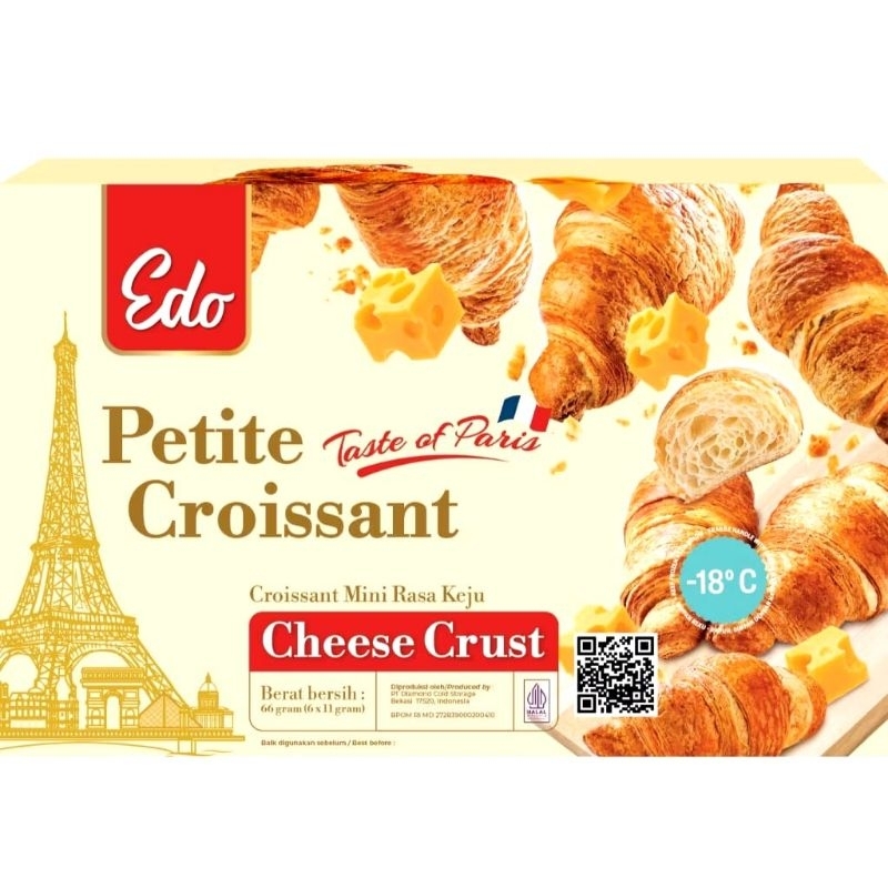 

Edo Petite Croissant Cheese Crust 66gr