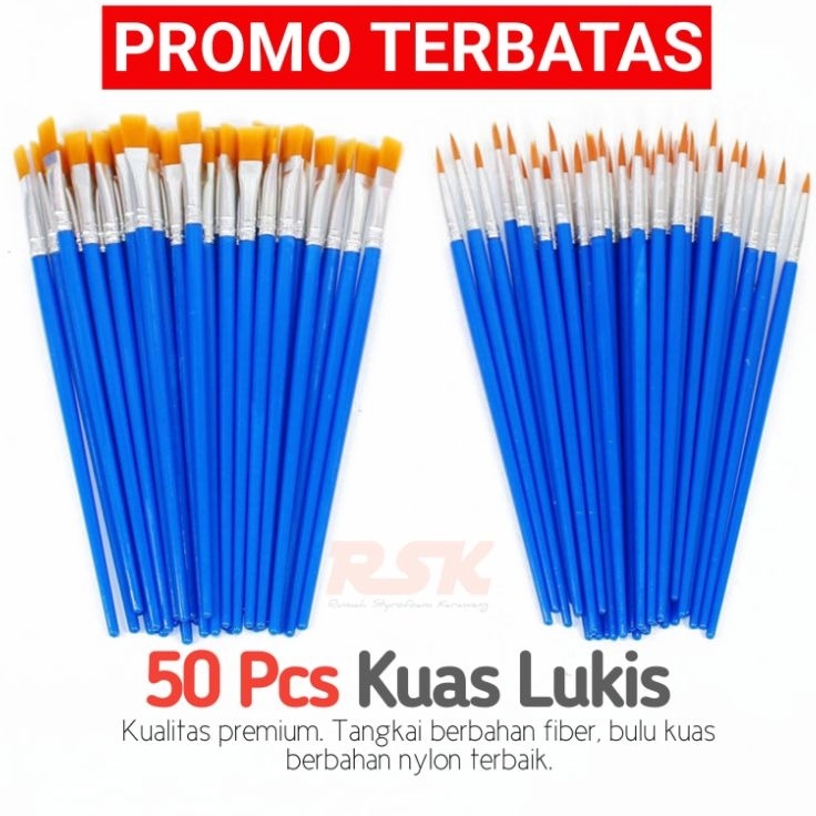 

Obral Harga 5 Pcs Kuas Flat Round Kuas Lukis Paint By Number Kuas Lukis Sterofoam Kuas Cat Air Koas Acrylic Kuas Nylon Import