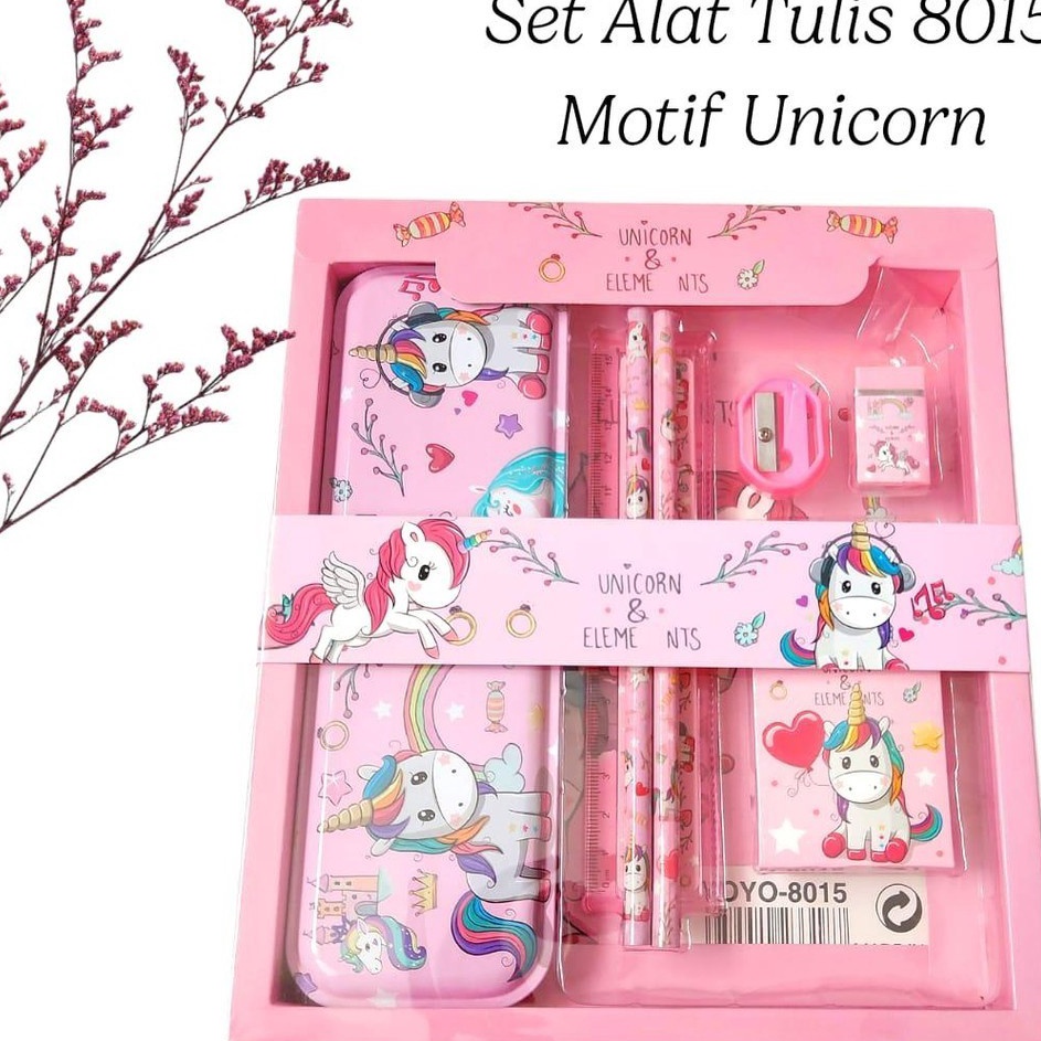

Hot Sale 815 Paket alat Tulis kotakpensil Souvenir Ulang Tahun ATK Set Anak karakter