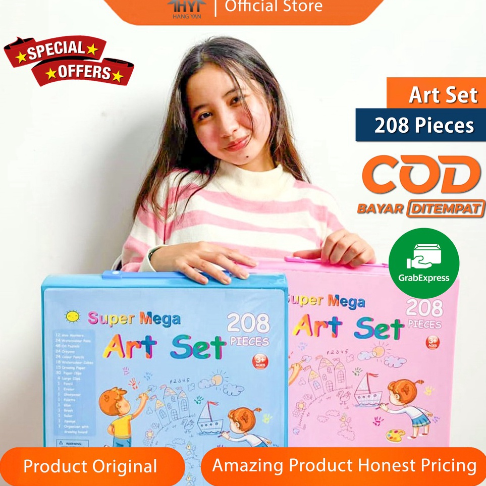 

Top Discount Pensil Warna Krayon Cat Air 28Pcs Set Alat Menggambar Melukis Mewarnai