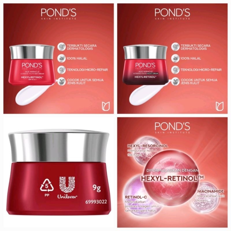 KRIM PONDS AGE MIRACLE DAY & NIGHT CREAM