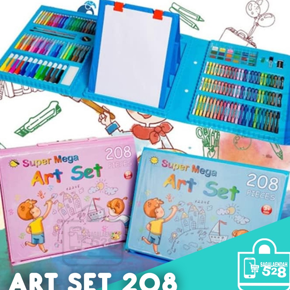 

Super Gembira crayon art set 28 pcs alat mewarnai 28pcs art set 15 pcs crayon art set 15