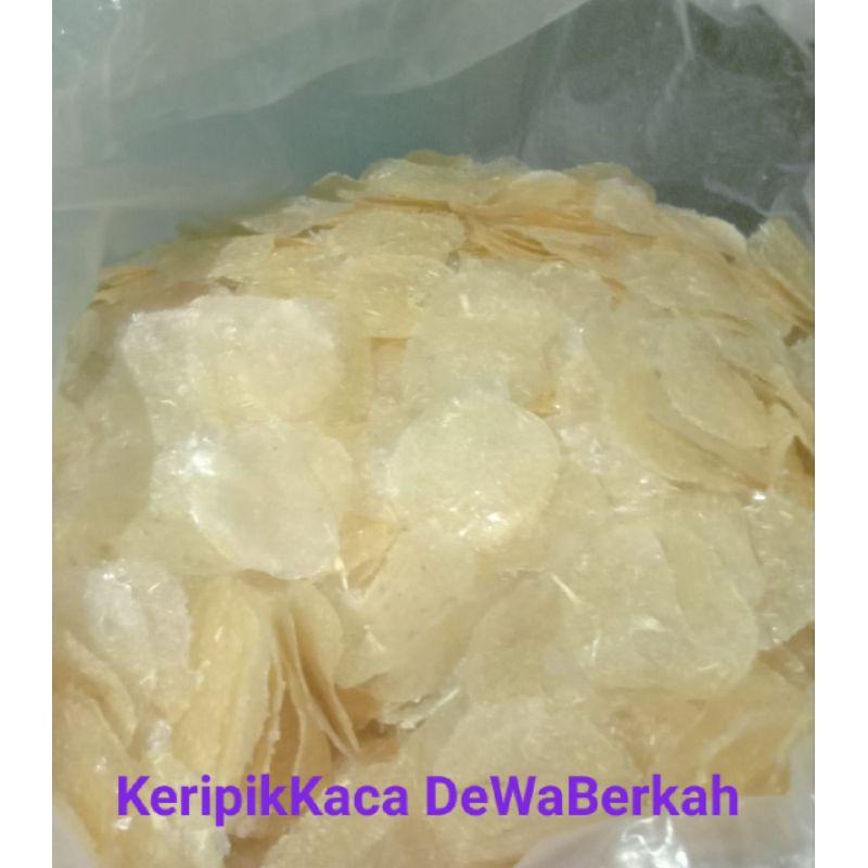 

Murah keripik kaca mentah pikca pakset berat 1kg