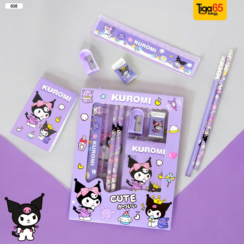 

Penjualan Khusus 365 Pensil Set Paket Alat Tulis Tempat Pensil Sekolah Lucu Kuromi 68 Stationery Set Souvenir Ulang Tahun Anak