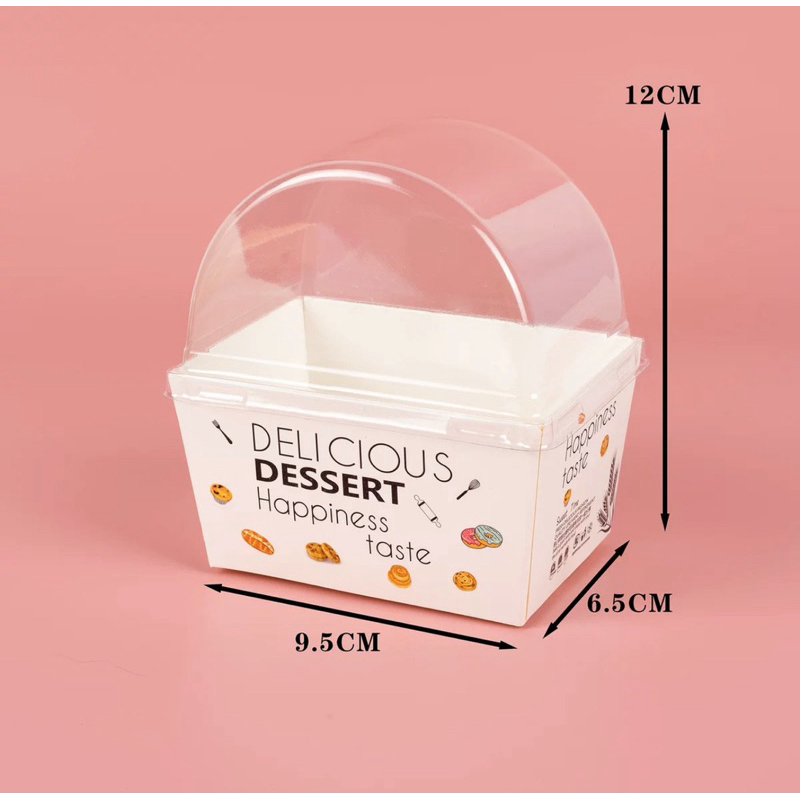 

Box Sandwich box Cromboloni box donat isi 10
