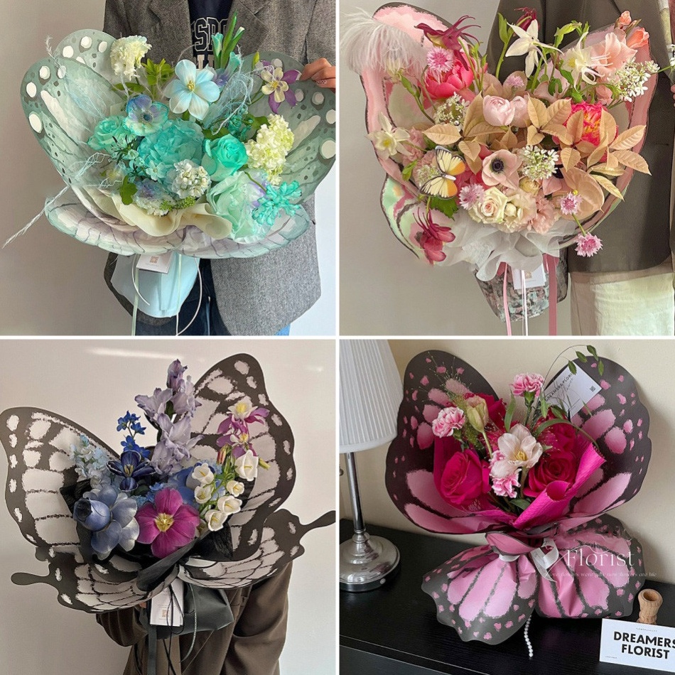 

Promo Terunik READY2PCS Karangan Bunga Kupukupu Bentuk Kertas Kemasan Kertas Kertas Buket Bunga FlowerKertas Buket Korea Bunga Flower