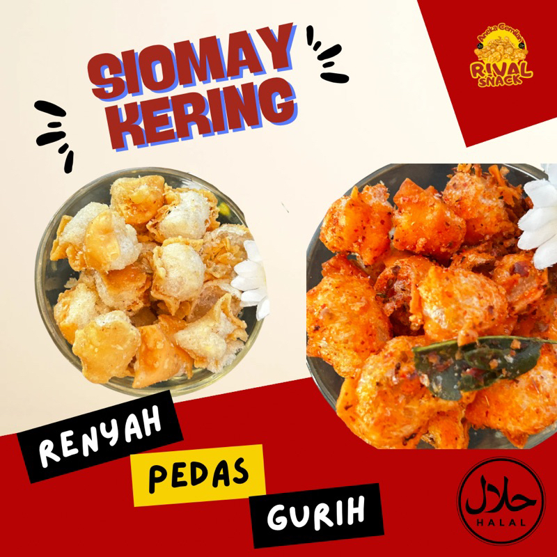 

SIOMAY KERING KRISPI Original Pedas Daun Jeruk Renyah 250gr